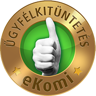 Kitüntetve az eKomi bronz minőségi pecsét által!